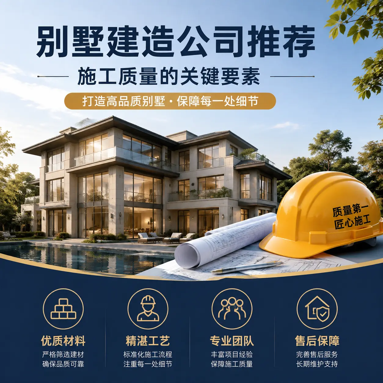 别墅建造公司推荐: 三穗 施工质量的关键要素