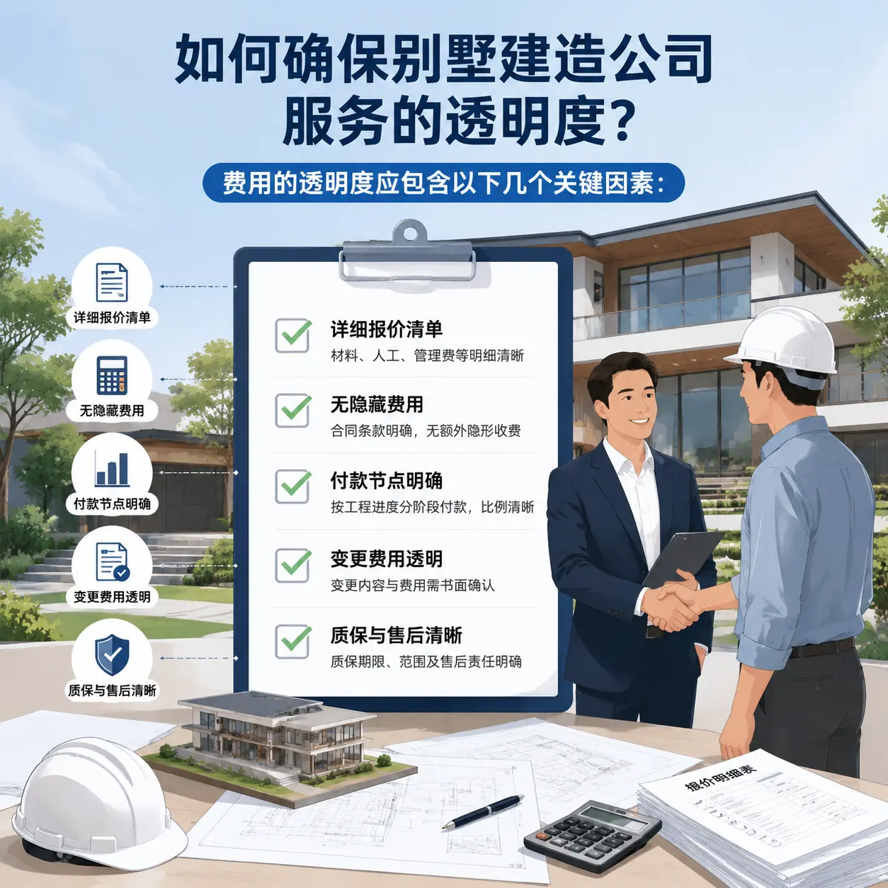 在 三穗 如何确保别墅建造公司服务的透明度?