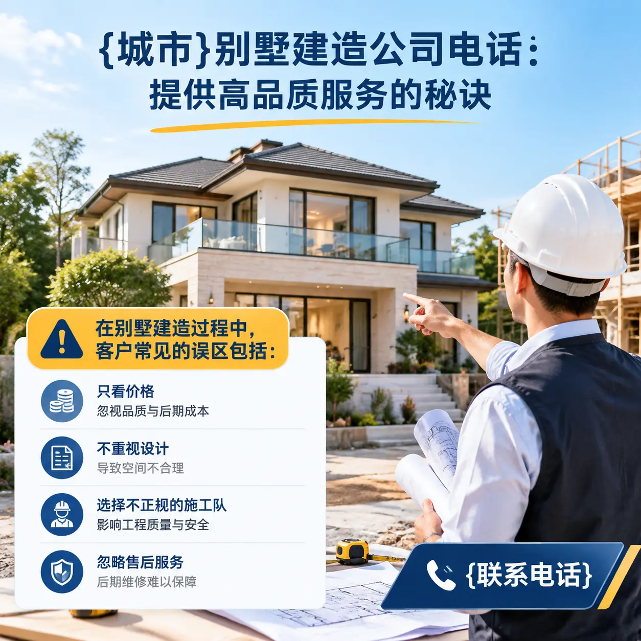 三穗别墅建造公司电话:提供高品质服务的秘诀