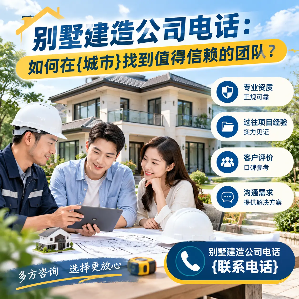 别墅建造公司电话：如何在三穗找到值得信赖的团队？