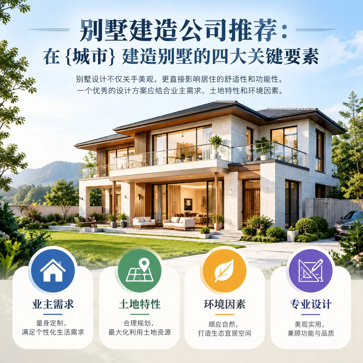 别墅建造公司推荐:在 三穗 建造别墅的四大关键要素