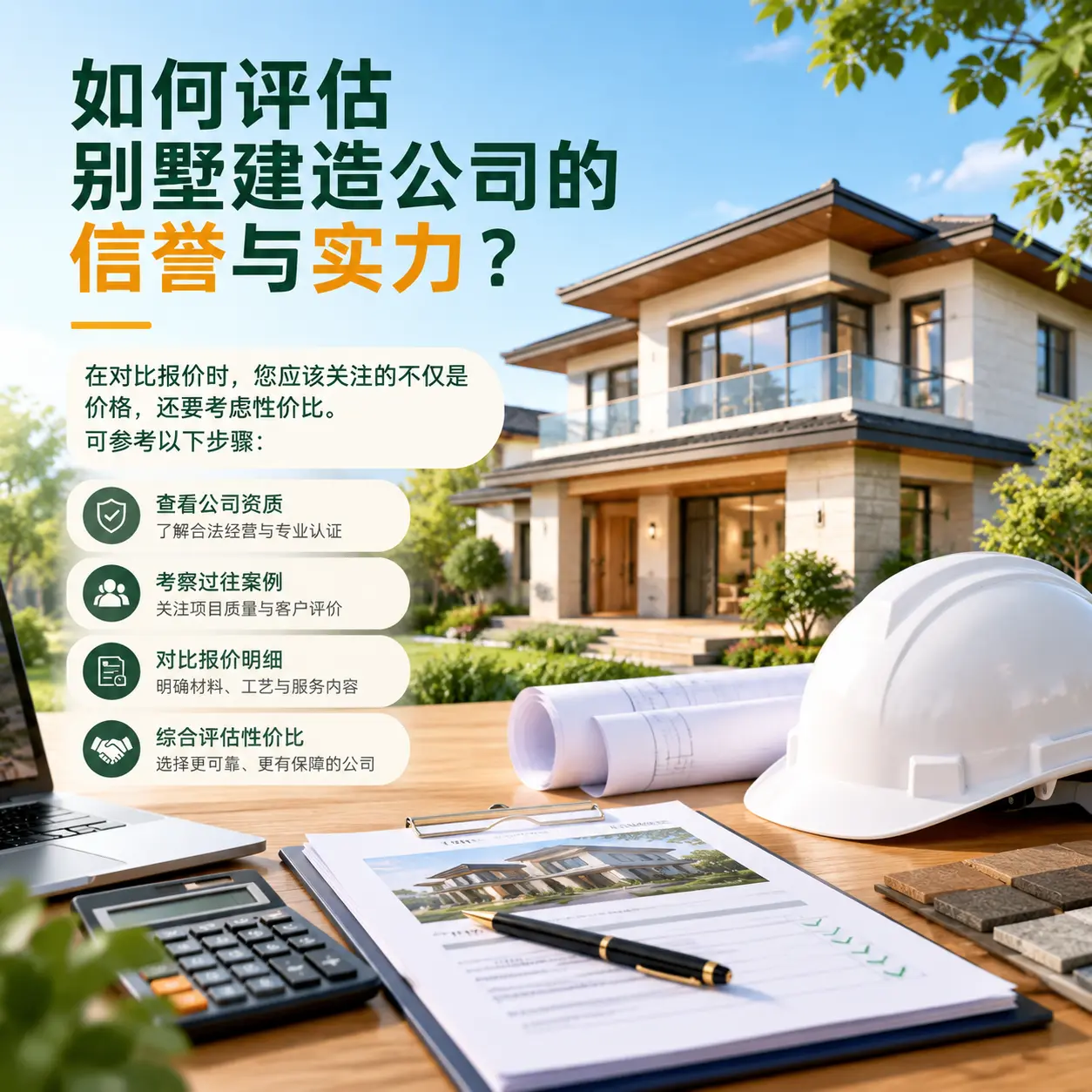 如何评估 三穗 别墅建造公司的信誉与实力？