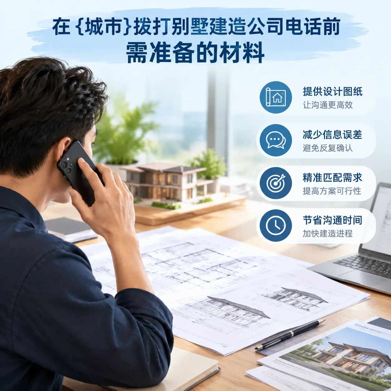 在三穗拨打别墅建造公司电话前需准备的材料