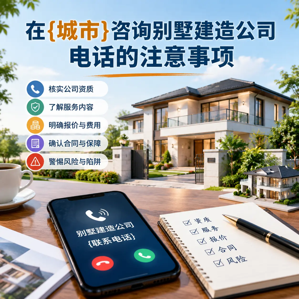 在三穗咨询别墅建造公司电话的注意事项