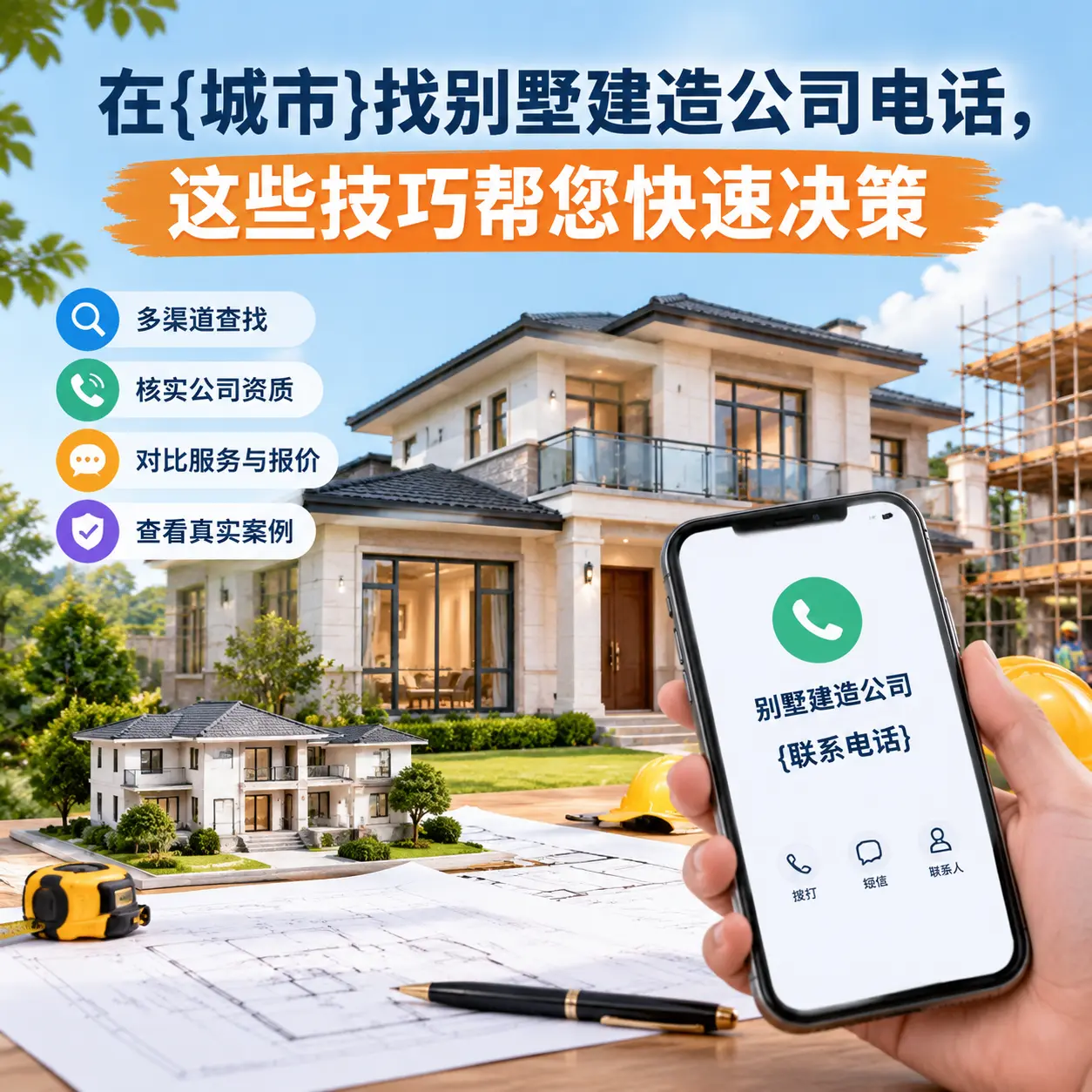 在三穗找别墅建造公司电话，这些技巧帮您快速决策