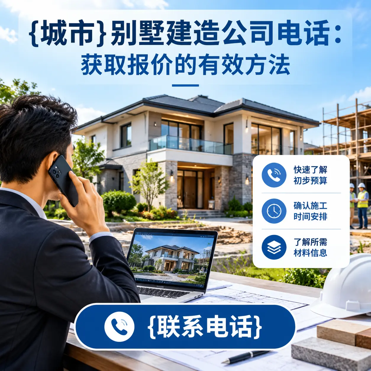 三穗别墅建造公司电话:获取报价的有效方法